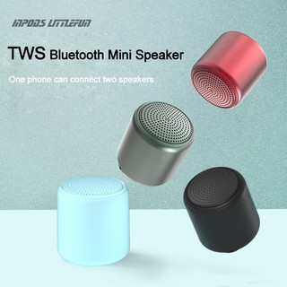 ลำโพง Bluetoothไร้สาย Inpods littleFun MACARON Wireless Speaker มินิแบบพกพาลำโพงไร้สายบลูทูธสเตอริโอเสียงระบบ การจับคู่
