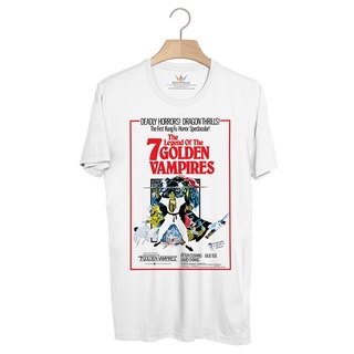 BP745 เสื้อยืด Horror Movie Retro Poster : The Legend Of The 7Golden Vampires