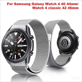 ภาพหน้าปกสินค้าสายนาฬิกาข้อมือแม่เหล็ก 20 มม. สำหรับ Samsung Galaxy Watch 4 Classic 46 มม. 42 มม. 4 44 มม. 40 มม. ที่เกี่ยวข้อง