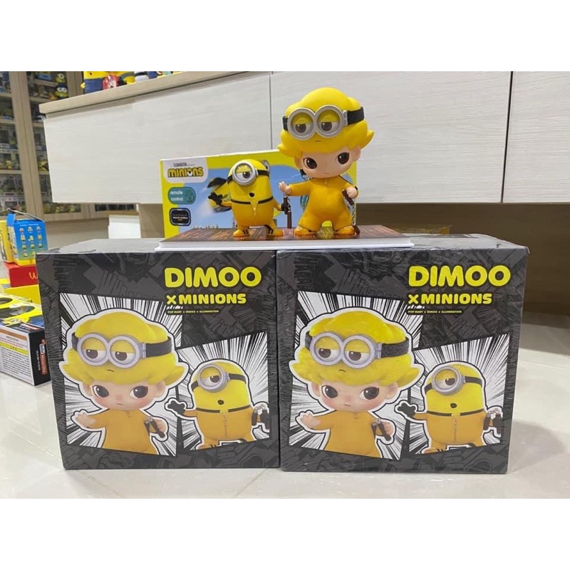 Dimoo X Minions งานแท้ Pop Mart ใหม่ในกล่องซีล | Shopee Thailand