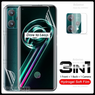 3in1 Hydrogel Film For Oppo Realme 9 Pro Back Film Camera Glass Realme9 Pro Plus Realmi Realmy 9Pro Screen Protector