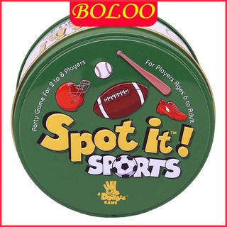 （บอล）Card Game Spot It Potte  เกมกระดาน 2 ถึง 8 ผู้เล่น สําหรับครอบครัว คลาสสิก จับคู่เกม แฟนคลับ ของเล่น