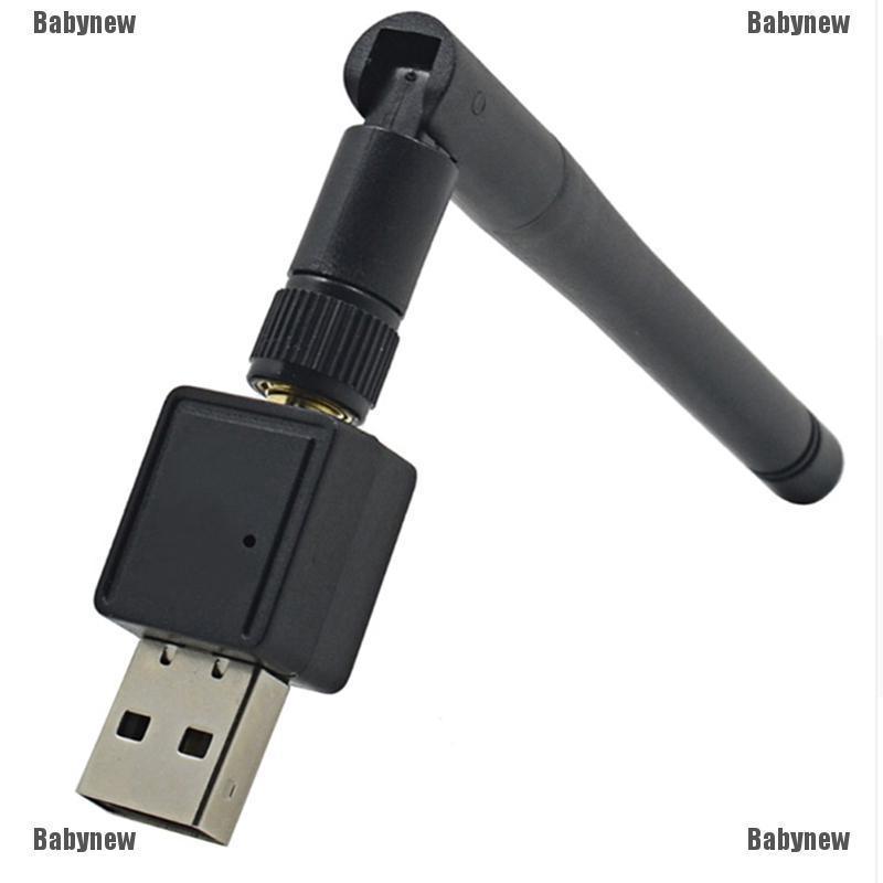 อะแดปเตอร์เครือข่ายไร้สาย 2.4ghz 150 Mbps USB Wifi พร้อมเสาอากาศ