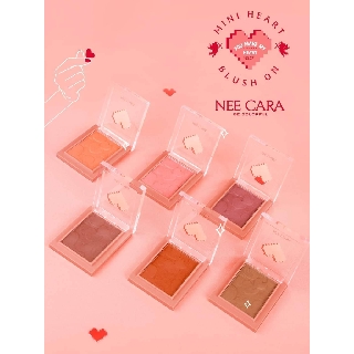 ภาพขนาดย่อของภาพหน้าปกสินค้า️Nee Cara Mini Heart Blush on N327 : neecara บลัชออน มินิ ฮาร์ท x 1 ชิ้น       dayse จากร้าน dayse บน Shopee ภาพที่ 1