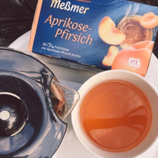 Meßmer Apricot &amp; Peach ชาผลไม้ แอพริคอท และลูกพีช ไม่มีคาเฟอีน