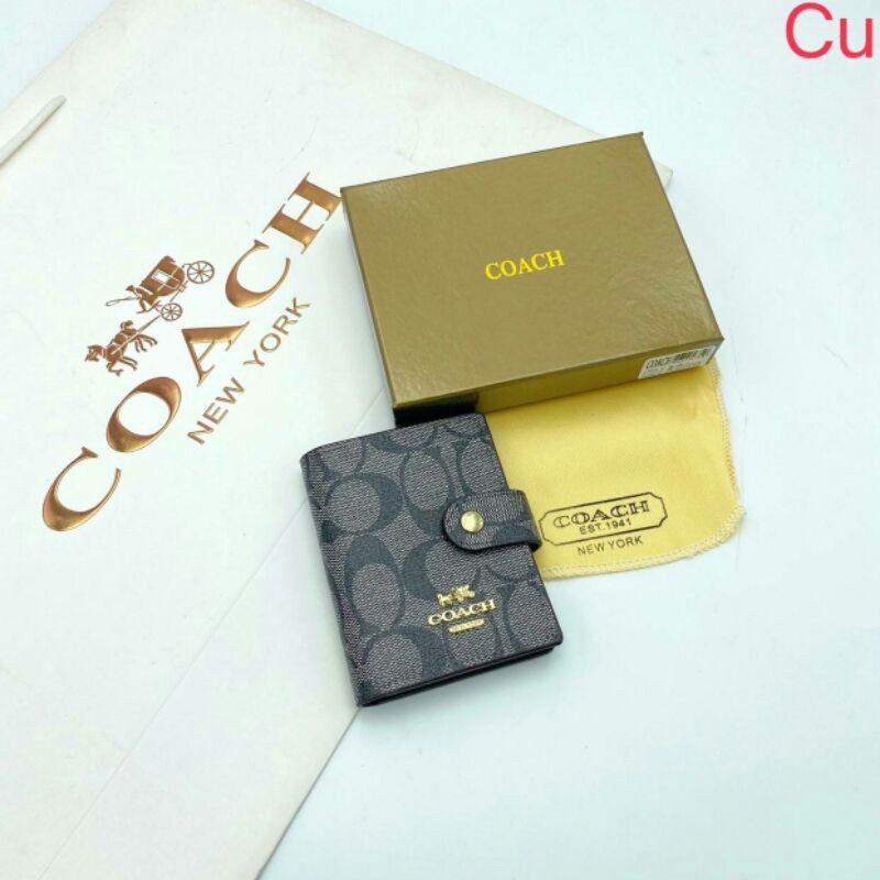 coachกระเป๋าใส่บัตรสุดคลาสสิค-สวยทนทาน-สวย-ทน-จุและคลาสสิคมาก-ที่ไม่ควรพลาดเลยค่ะ-กระเป๋าใส่นามบัตร