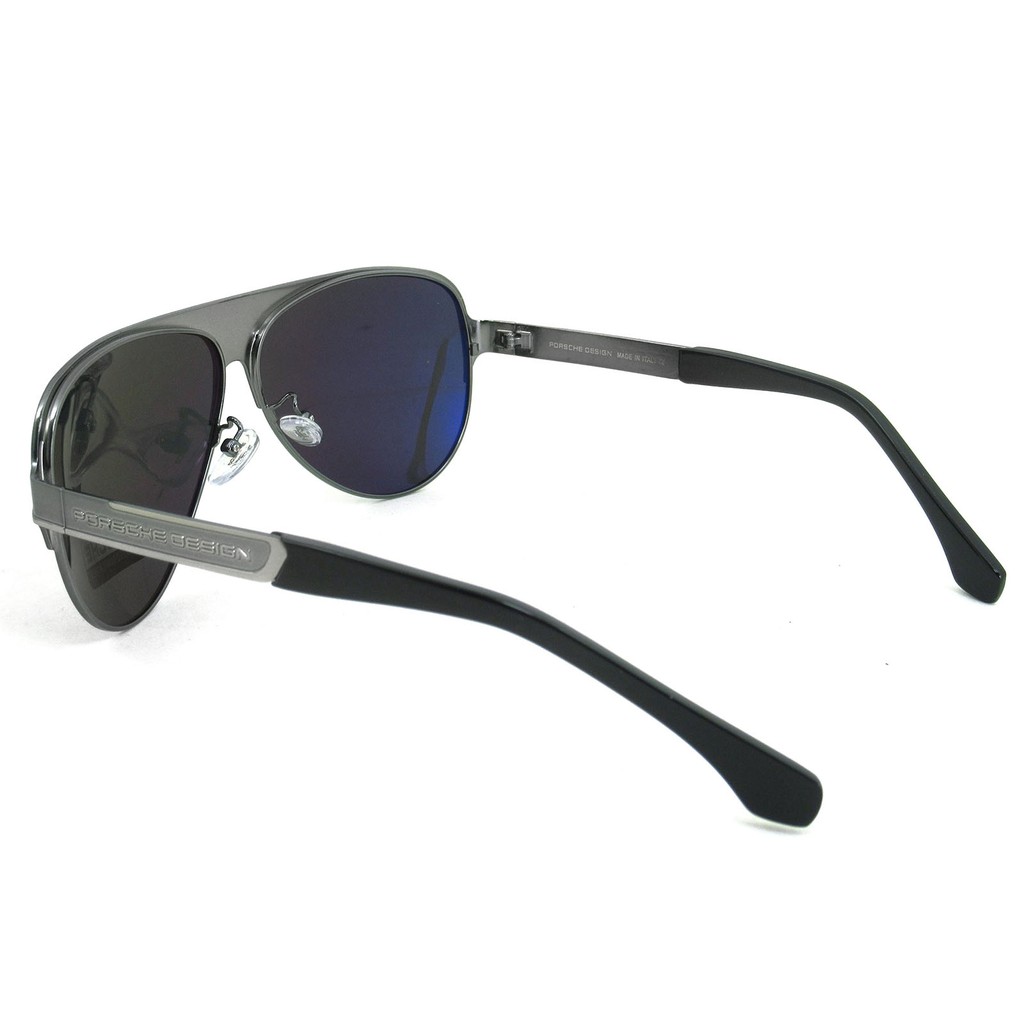 polarized-แว่นกันแดด-แฟชั่น-รุ่น-porsche-uv-8580-c-3-สีเทาเลนส์ดำ-ทรงสปอร์ต-เลนส์โพลาไรซ์