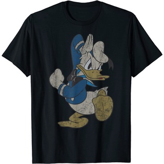 เสื้อยืด พิมพ์ลาย Disney Donald Duck สไตล์วินเทจ