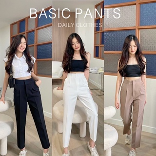 BASIC PANTS/กางเกงทรงกระบอกเล็ก