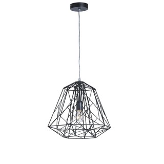 โคมไฟช่อ ไฟช่อ CARINI MODERN LS-PE510 1 หัว โคมไฟภายใน โคมไฟและหลอดไฟ CHANDELIER MODERN LS-PE510 CARINI METAL BLACK 1LIG