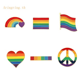 Arin LGBT เข็มกลัด Pins เข็มกลัด Pin ปกเกย์ Lesbian Pride Icon Badge เครื่องประดับ Unisex