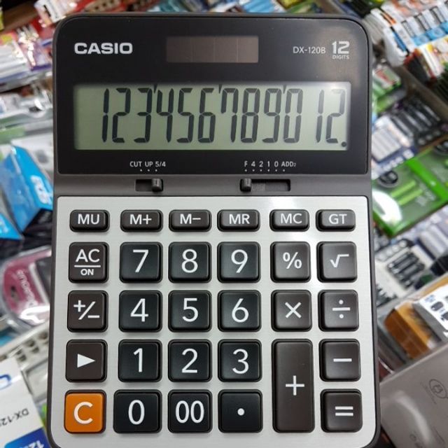 ภาพสินค้าCasio DX-120B เครื่องคิดเลขตั้งโต๊ะ 12หลัก ของแท้รับประกัน2ปีจากCMG จากร้าน heresure บน Shopee ภาพที่ 3