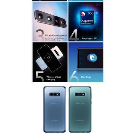 ภาพหน้าปกสินค้าสินค้า​ใหม่​มือ1Samsung Galaxy S10 E Snapdragon855)และ(​Exynos9820​เมนู​ไทย​) จากร้าน natkeerati บน Shopee