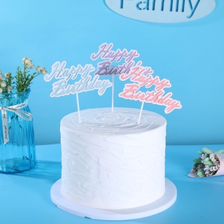 ท็อปเปอร์กระดาษพิมพ์ลายตัวอักษร 3 มิติสําหรับตกแต่งเค้ก