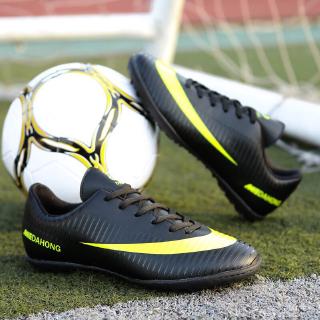 เช็ครีวิวสินค้า32-44 รองเท้าฟุตบอล รองเท้ากีฬา รองเท้าฟุตบอลเล็บหัก รองเท้าฟุตซอล high quality sport shoes