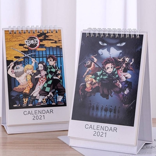 ปฏิทินตั้งโต๊ะ ปี 2021 ลาย Demon Slayer Kimetsu no Yaiba Kamado Tanjirou Nezuko