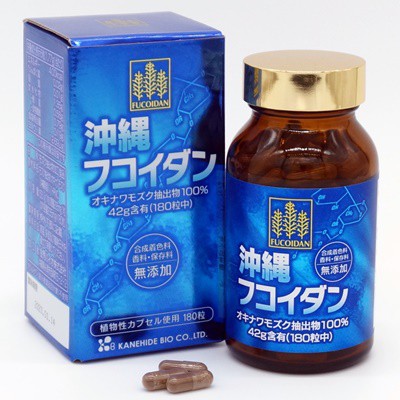 japan-okinawa-โอกินาว่า-fucoidan-supplement-mozuku-สาหร่ายทะเล-seaweed-180-tablets