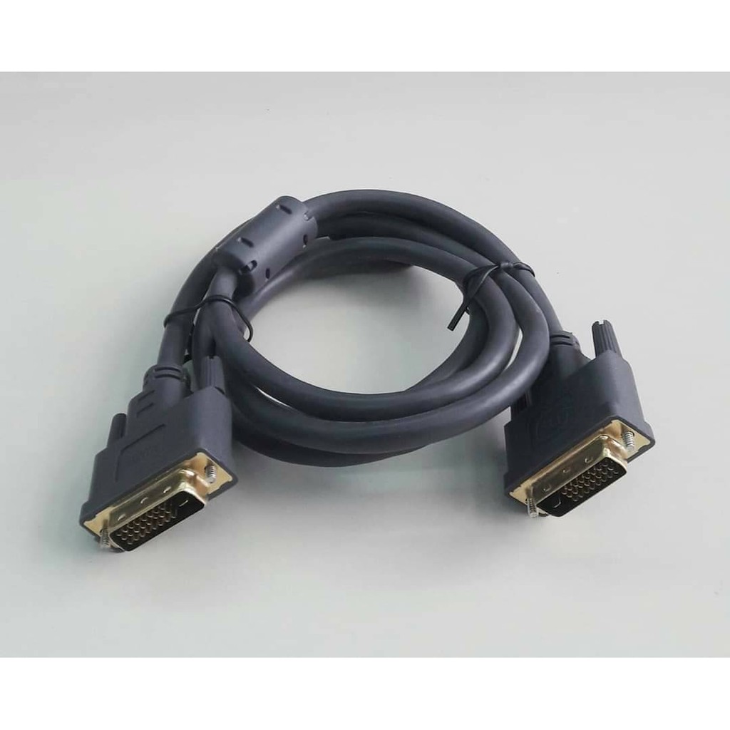 cable-dvi-สายต่อจอคอม-ความยาว1-5-m-อุปกรณืต่อพ่วงคอมกับจอ-สายหนาเส้นใหญ่-สัญญานดี-ภาพชัด