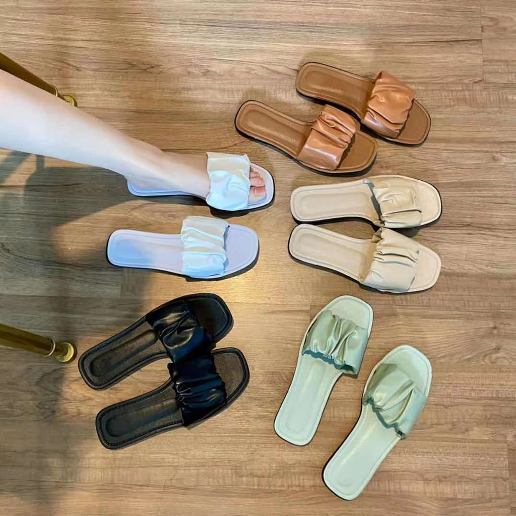 ภาพสินค้าZ01 ส่งเร็วรองเท้าแตะแฟชั่น (เป็นยาง) รองเท้าแตะผู้หญิง นุ่ม รองเท้าเกาหลี รองเท้าลำลอง จากร้าน cui6688 บน Shopee ภาพที่ 2