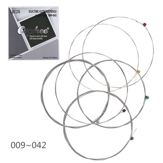สายกีตาร์ไฟฟ้า โลหะผสมนิกเกิล 009-042 6 ชิ้น/ชุด