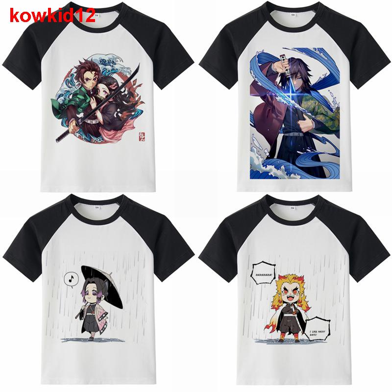 ชุดคอสเพลย์-anime-เสื้อดาบพิฆาตอสูร-ชุดชิโนบุ-demon-slayer-kimetsu-no-yaiba-kids-print-t-shirt-cosplay-kamado-shinobu