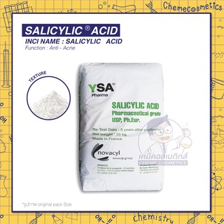 SALICYLIC ACID PHARMA GRADE (BHA) กรดซาลิไซลิค ขนาด 500g-25kg