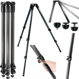 ขาตั้งกล้องวีดีโอ Manfrotto 535 MPRO Carbon Fiber Two-Stage Video Tripod แบบสามท่อน คาบอนไฟเบอร์  ประกันศูนย์ 5 ปี