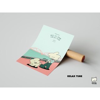 ภาพหน้าปกสินค้าguuuay.studio - A3 poster ลาย Relax timeโปสเตอร์ขนาดเอสาม ตกแต่งพื้นที่ของคุณให้มีสีสัน ที่เกี่ยวข้อง