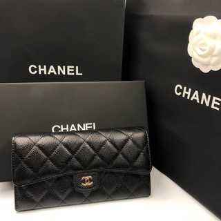 #Chanelwallet #Sarah Grade vip Size 19cm  อุปกรณ์ full box set