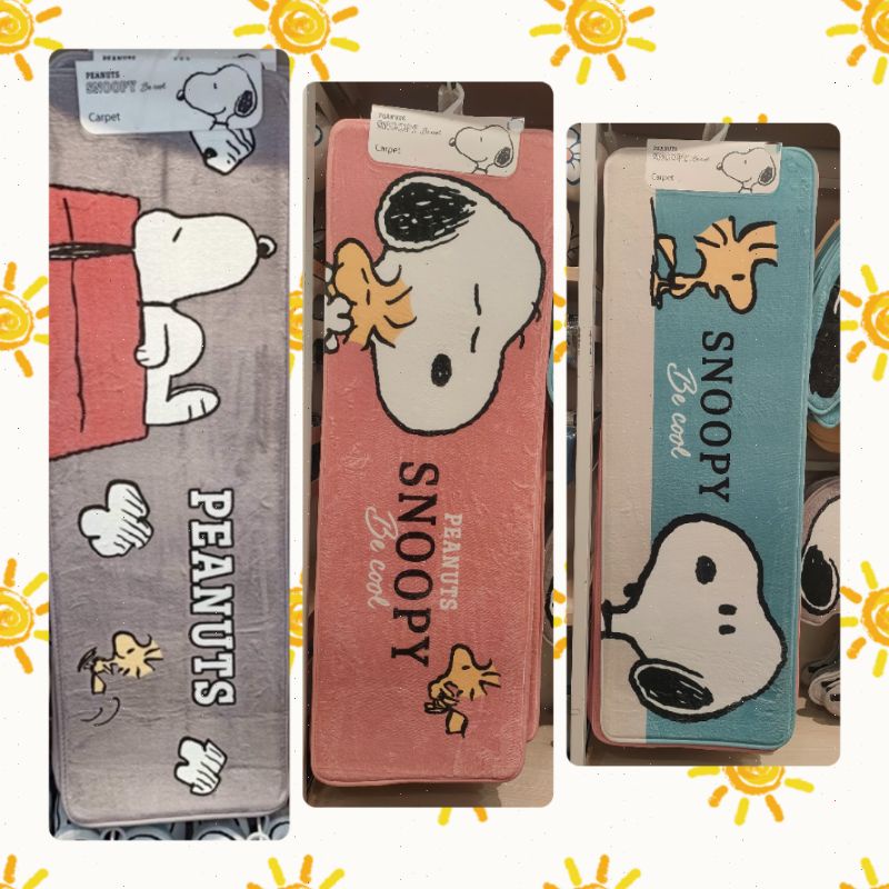 พร้อมส่ง-moshi-moshi-พรมเช็ดเท้า-พรมอเนกประสงค์-พรม-ยาว-ลาย-snoopy