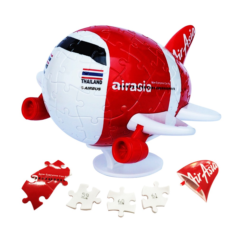 airasia-3d-puzzle-plane-ตัวต่อเครื่องบิน-3d