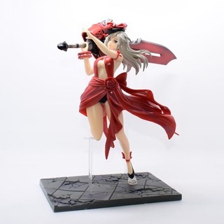 GOD EATER Alisa Ilyinichna Omela Crimson Memorial Dress Version PVC Anime Statue Action Figure Moedel Toy 26cm