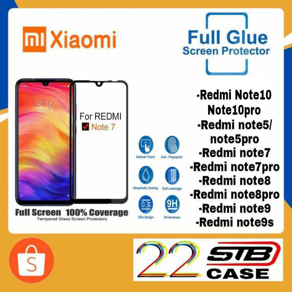 ฟิล์มกระจก-เต็มจอ-xiaomi-note5pro-note8-8pro-note7-7pro-note9-note9s-9pro-note10s-note10-10pro-note11-note11s-11pro