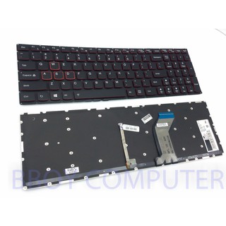 LENOVO Keyboard คีย์บอร์ด LENOVO Ideapad Y700 Y700-15 Y700-15ISK Y700-17ISK มี backlit ไทย-อังกฤษ