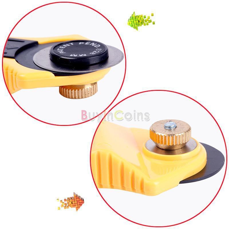 bestprice1920-yellow-28mm-45mm-circular-blade-craft-rotary-cutter-เครื่องตัดโรตารี่