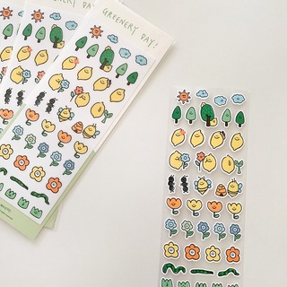 [Pre-order] second morning • — greenery sticker