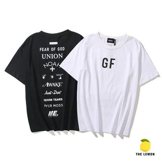 เสื้อยืดอินเทรนด์ผู้ชายอินเทรนด์ผู้หญิง【The Lemon】เสื้อยืด Fear Of God 21SS 3M สะท้อนแสงสไตล์เดียวกันสำหรับผู้ชายและผู้ห