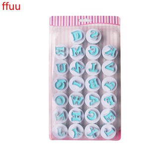 26pcs Uppercase Letters/Lowercase Letters/10pcs Numbers Cookie Mold Baking Cake Mould Alphabet Cutter Decoration