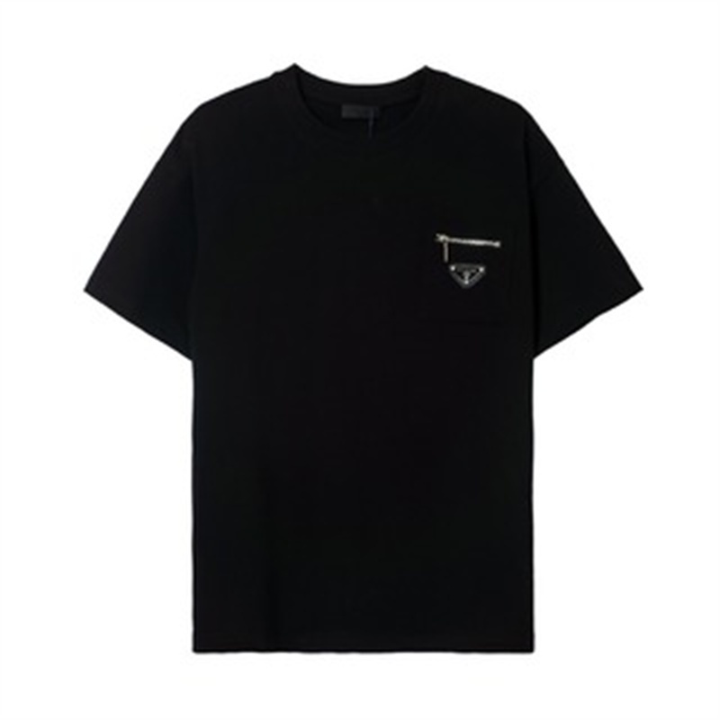 s-5xl-เสื้อยืดแขนสั้นลําลอง-คอกลม-ผ้าฝ้าย-แต่งซิป-พิมพ์ลายตัวอักษร-prada-แฟชั่นคู่รัก-สไตล์คลาสสิก-พลัสไซซ์-สําหรับผู้ช