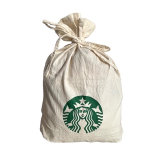Starbucks กระเป๋าผ้าหูรูด สตาร์บัคส์