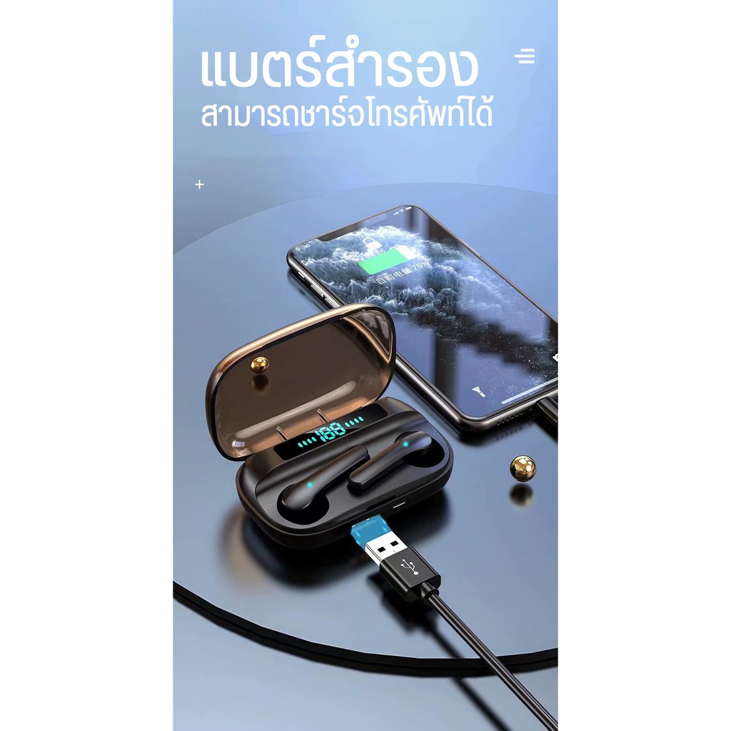 ภาพสินค้าหูฟังบลูทูธ SONY รุ่น MG-S23 v5.0 หูฟังไร้สาย True พร้อม Touch Funtion ระบบบสัมผัส ชาร์จโทรศัพท์ได้ เสียงดี เบสแน่น จากร้าน angelphone. บน Shopee ภาพที่ 1