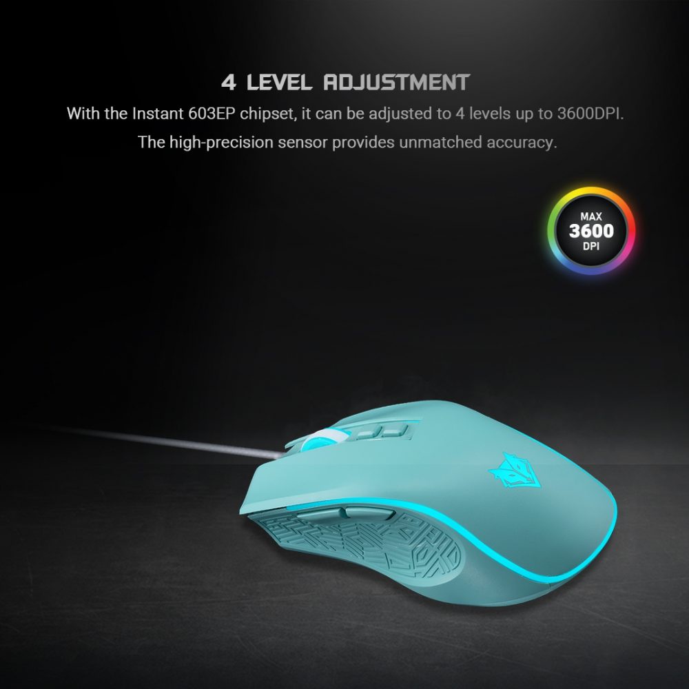 เมาส์เกมมิ่งไร้เสียง Nubwo NM-96 &amp; EGA M16 ประกันศูนย์ 1 ปี