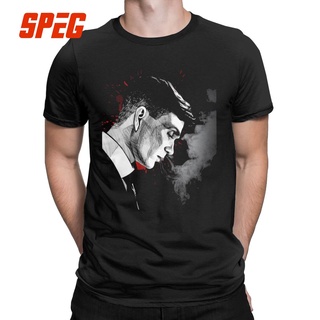 ผลิตภัณฑ์ใหม่👕Comfortable Thomas Shelby Smoking Peaky Blinders Funny Summer Tee Mens