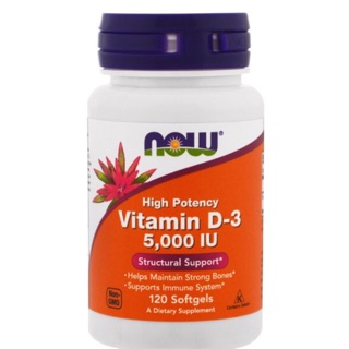 Vitamin D-3. 5000iu ~10,000 iu 120~240 soft gel หรือ liposomal