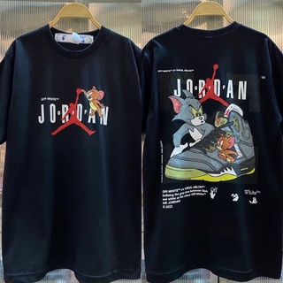 แฟชั่นคลาสสิกเสื้อยืดแขนสั้น Off White Jordan