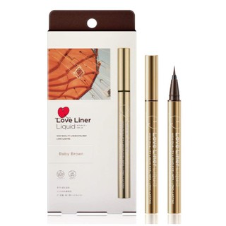 MSH LOVE LINER อายไลเนอร์ ชนิดน้ำ เลิฟ ไลเนอร์ ลิขวิด อายไลเนอร์ สีน้ำตาลอ่อน เบบี้ บราวน์ สูตรสารสกัดจากแอปเปิ้ล และไฮย