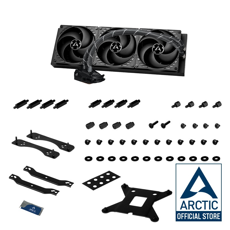 arctic-official-store-arctic-liquid-freezer-420-รองรับ-lga1700-am5-cpu-liquid-cooler-ชุดน้ำความร้อนซีพียู