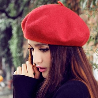 เช็ครีวิวสินค้า‘ หมวกลำลอง เบเรต์ สำหรับผู้หญิง สไตล์คลาสสิก