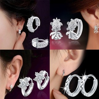 Ear Studs Rhinestone Flower Wedding ต่างหู ส่วนลด100 บาท โค้ด