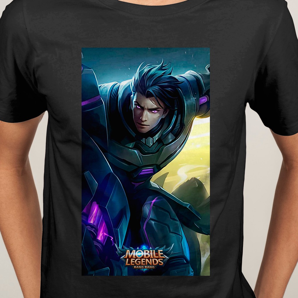 เกม-mobile-legends-เสื้อยืดคอกลมแขนสั้นผู้ชาย-เสื้อยืด-ชุดลำลอง-เสื้อยืดเกมมิ่ง